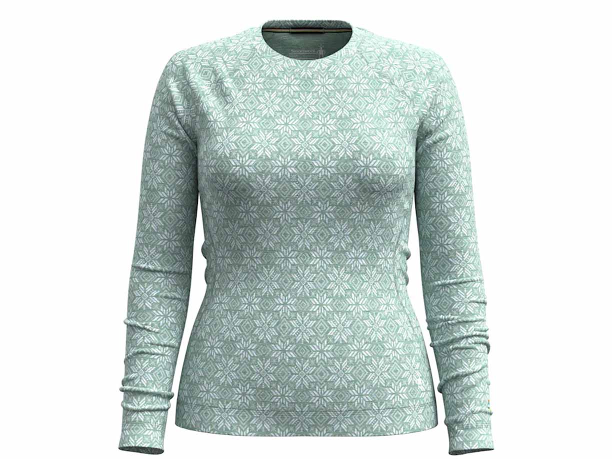 Women's Smartwool Merino Base Layer Crew - SW016369-P16