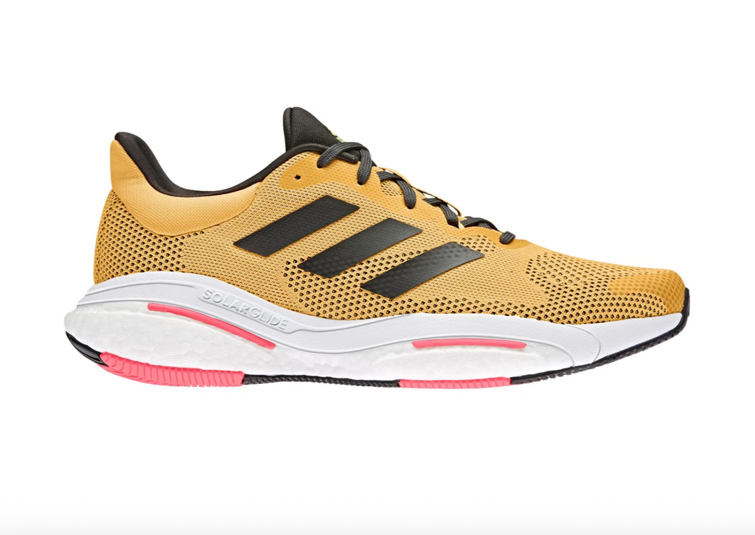 Men's adidas Solar Glide 5 9.5 / Flash Orange / Carbon / Turbo / D