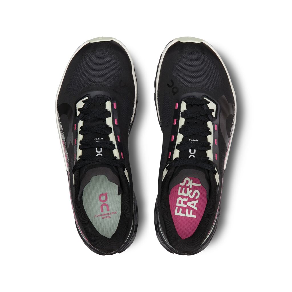 cloud monsters women On Cloudmonster Hyper 10 , Iron/Black (Women's)