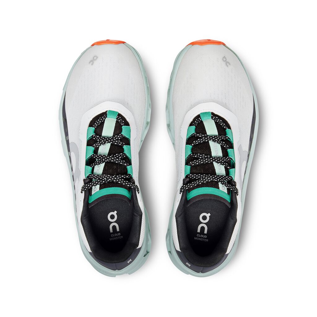 WMNS) On Running Cloudmonster 'White Black Grey' 61.98433