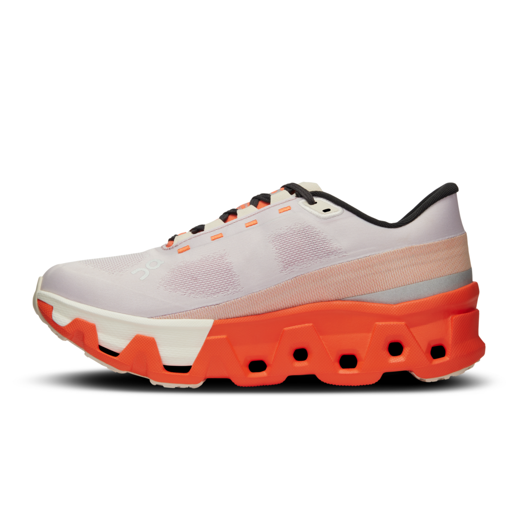 womens on cloud monsters On Women's Cloudmonster Hyper Mauve/Flame / 7.5