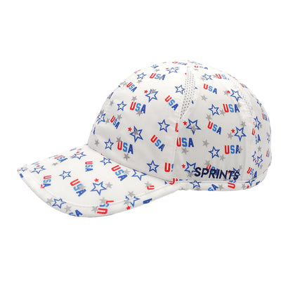 Sprints USA Flash Reflective Running Hat - SPRN-USAREFL