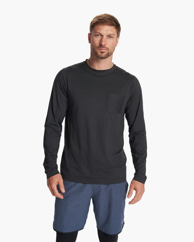 Men's Vuori Tradewind Performance Long Sleeve - V177-HBK