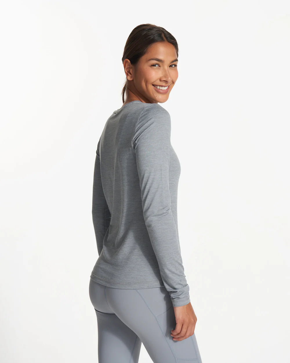 Women's Vuori Long Sleeve Lux Crew - VW1038-HFT