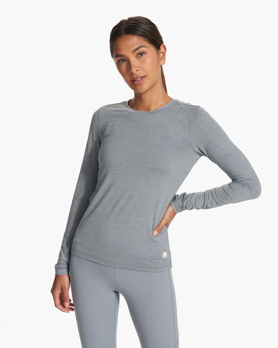 Women's Vuori Long Sleeve Lux Crew - VW1038-HFT