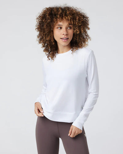 Women's Vuori Daydream Crew - VW133-WHT