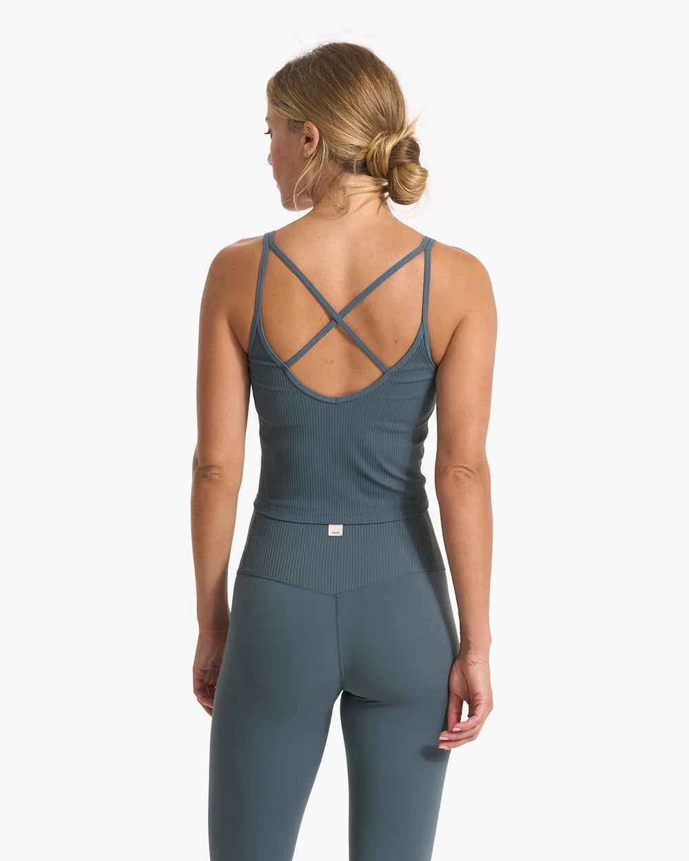 Women's Vuori Rib Crop Tank - VW189-STN