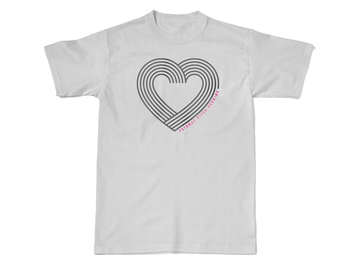 Unisex Track Heart Graphic Tee - BELLA-TRACKHRT