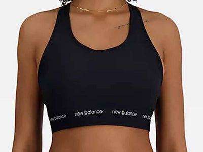 Women's New Balance Sleek Sports Bra - WB41048-BK