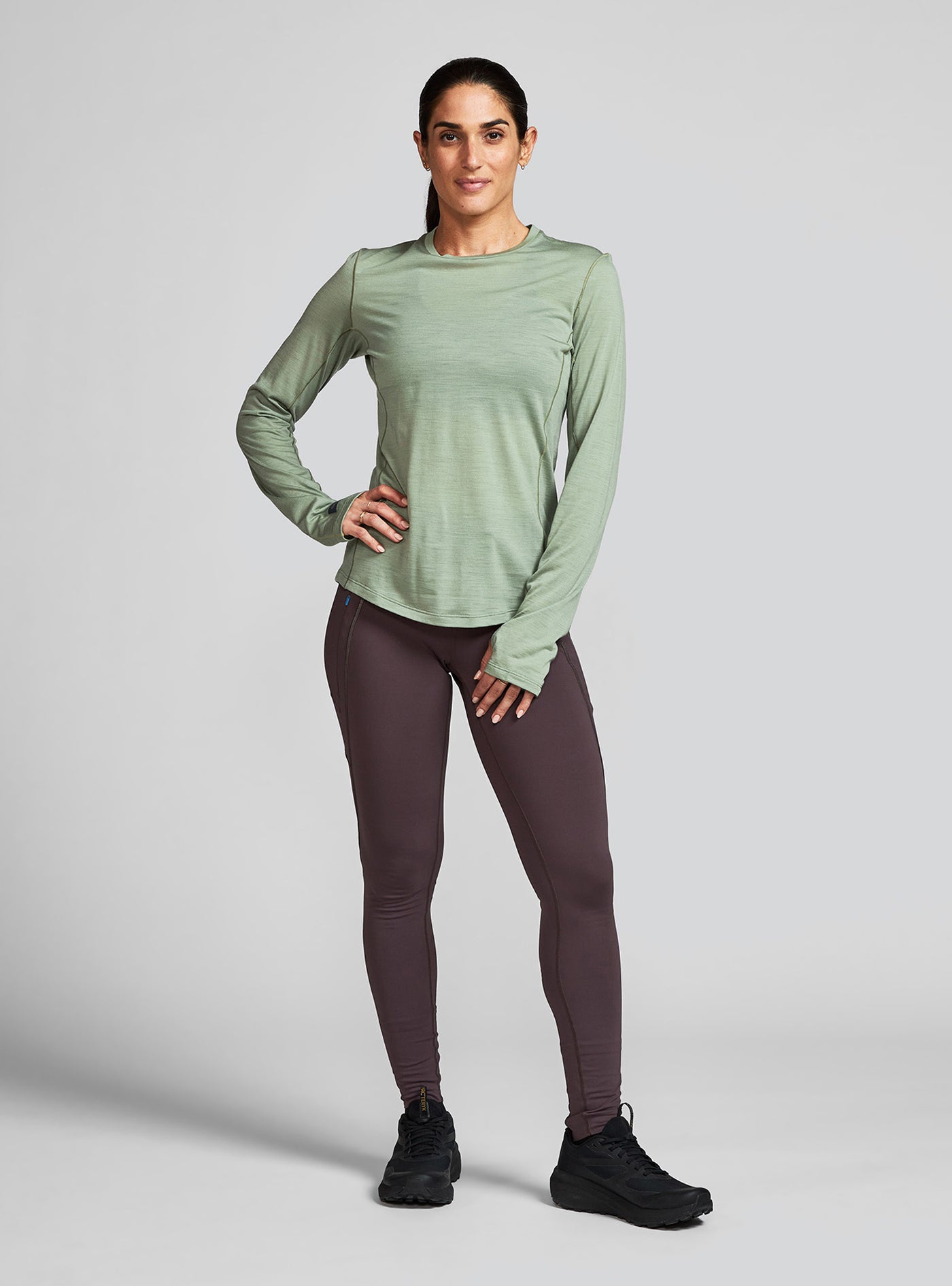 Women's Janji Repeat Merino Long Sleeve - WT22B-SGE