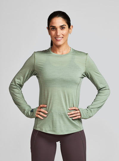 Women's Janji Repeat Merino Long Sleeve - WT22B-SGE