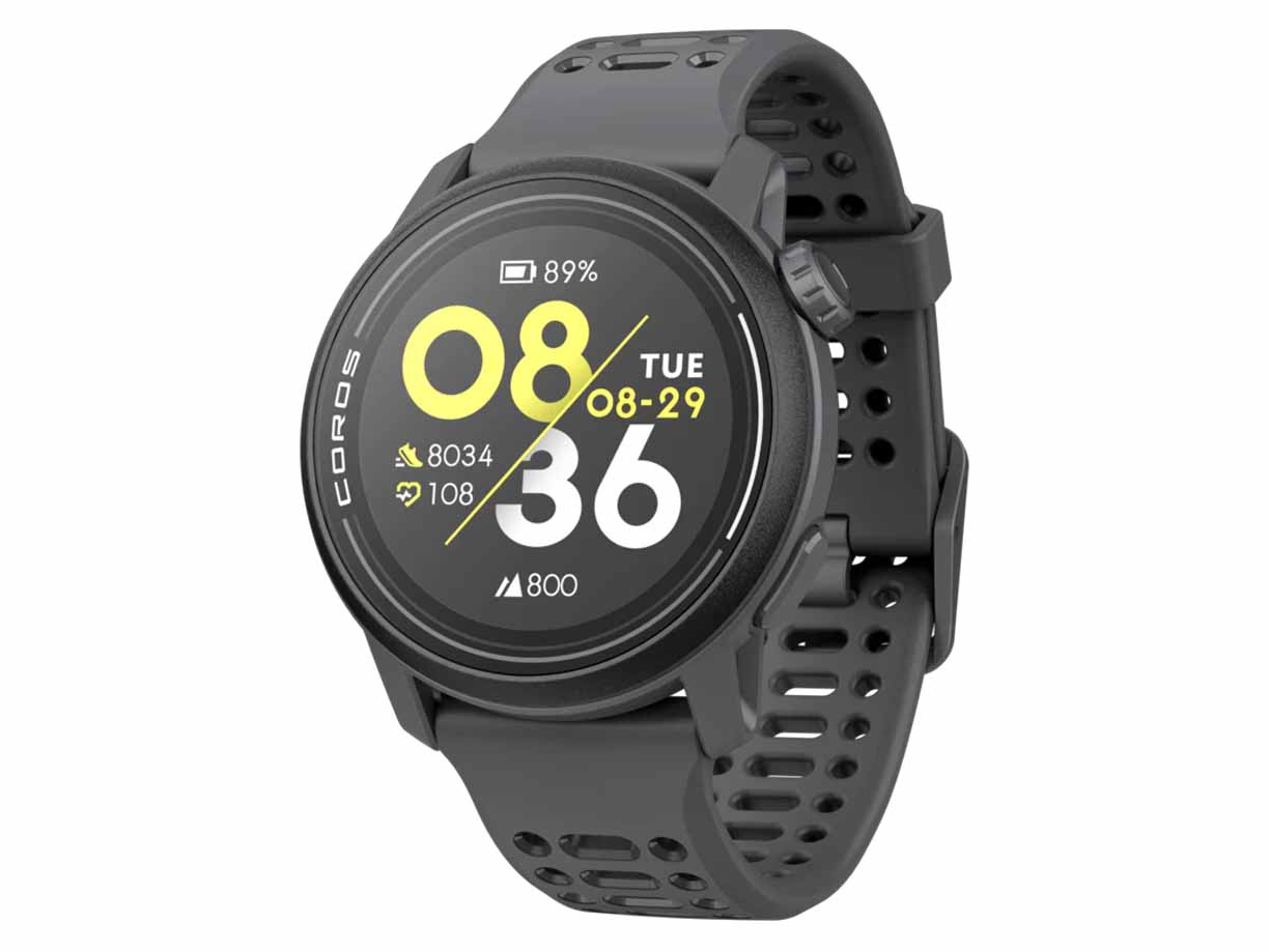 COROS Pace 3 with Silicone Watchband- WPACE3-BLK