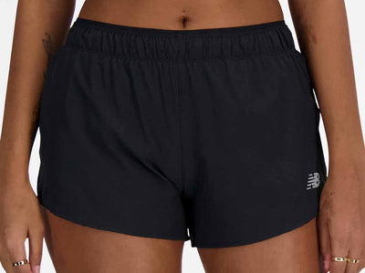 Women's New Balance RC Seamless 3" Short - WS41286-BK