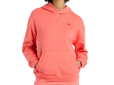 Women's New Balance Athletic French Terry Hoodie - WT41537-DTR