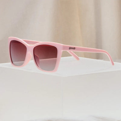 goodr PopG Running Sunglasses - Rosé Retail Therapy