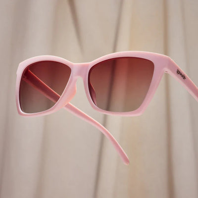 goodr PopG Running Sunglasses - Rosé Retail Therapy