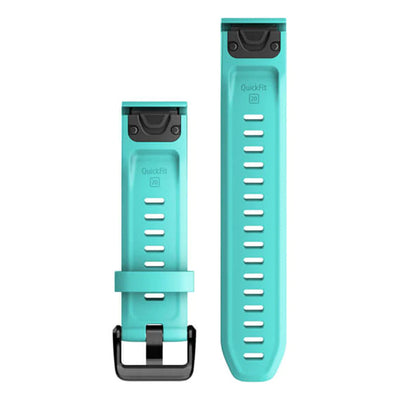 Garmin 20mm QuickFit Silicone Band - Aqua - 010-13102-05