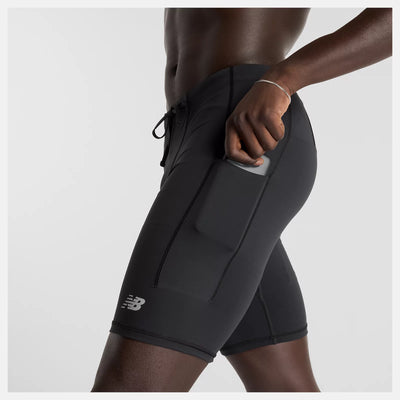 Men's New Balance Sleek Pocket Half Tight - MS51271-BK