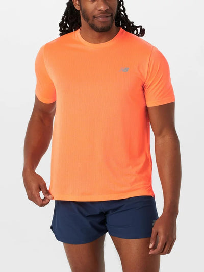 Men's New Balance Athletics Run T-Shirt - MT41253-HMO