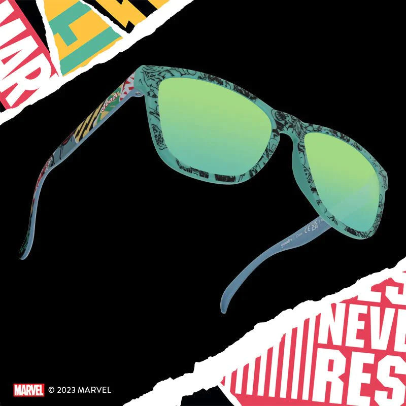 goodr OG Running Sunglasses - Marvel Remix - Super Hero Super Fan