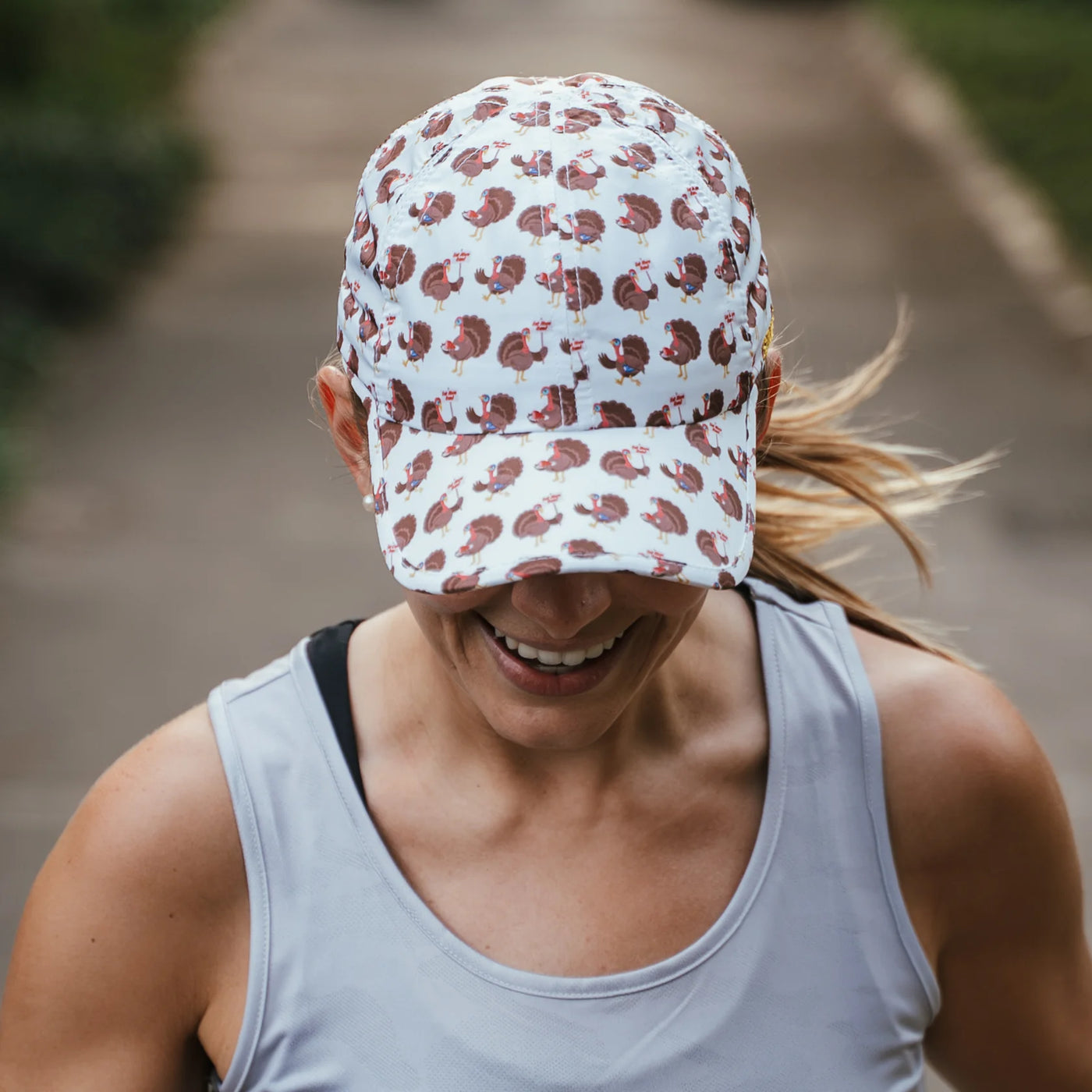 Sprints Eat More Ham Turkey Trotter Running Hat - SPRN-TURKEYTROT