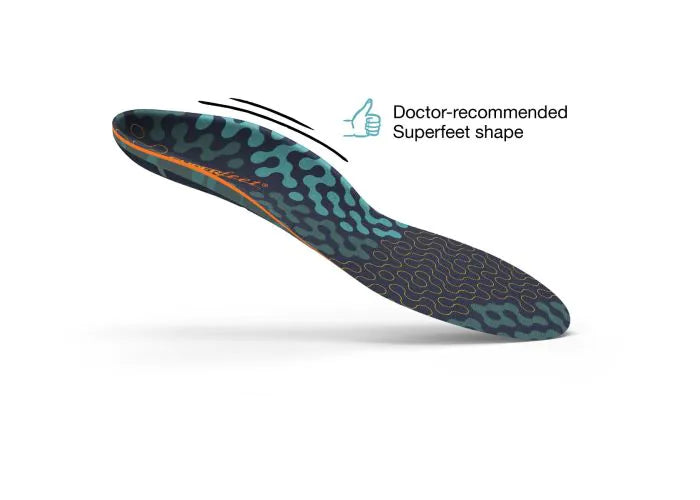 Superfeet Run Cushion High Arch Insoles - FL3350