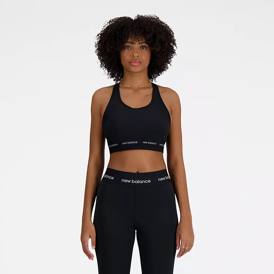 Women's New Balance Sleek Sports Bra - WB41048-BK