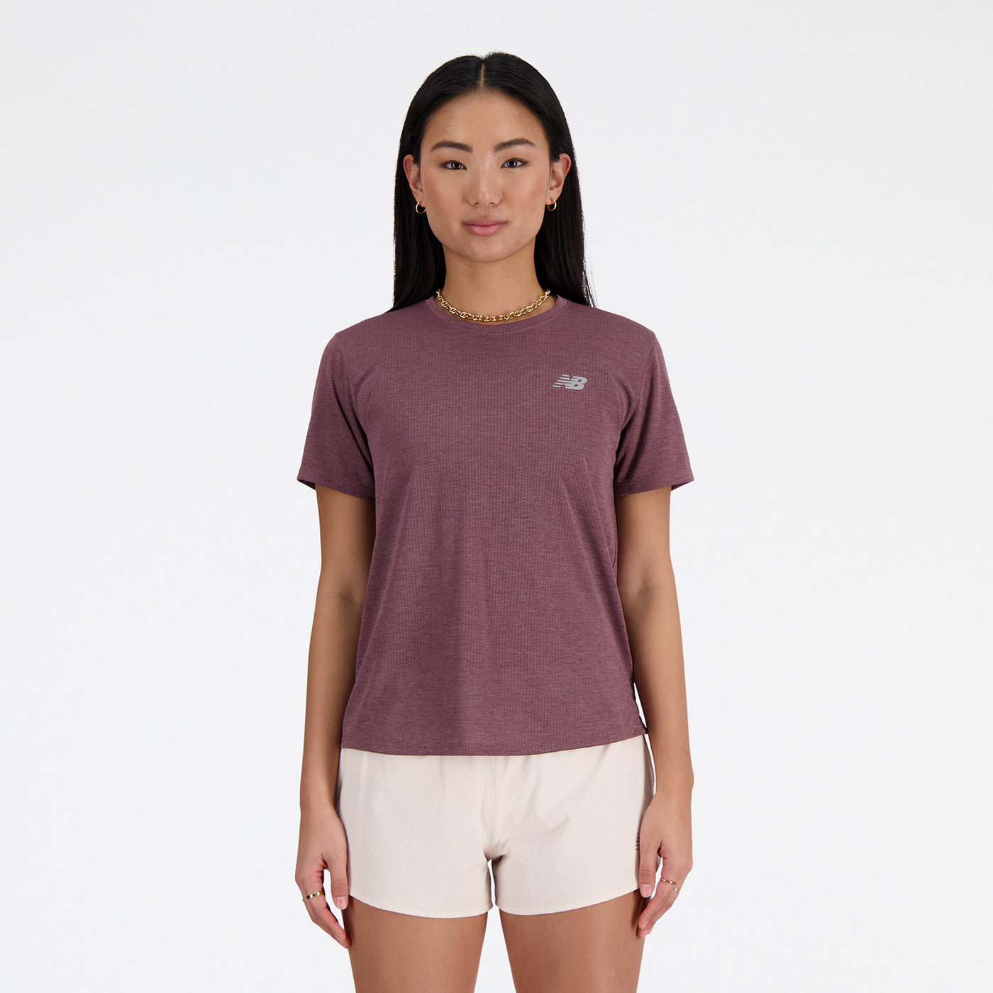 Women's New Balance Athletics T-Shirt - WT41253-LRC