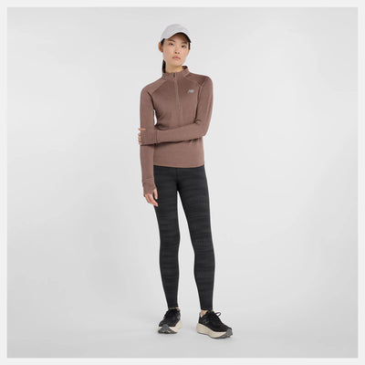 Women's New Balance Athletics Heat Grid 1/2 Zip - WT43200-EAT