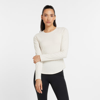 Women's New Balance Micro-Rib Long Sleeve  - WT43527-LIN