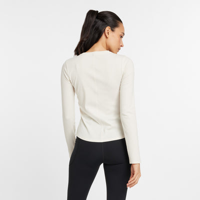 Women's New Balance Micro-Rib Long Sleeve  - WT43527-LIN