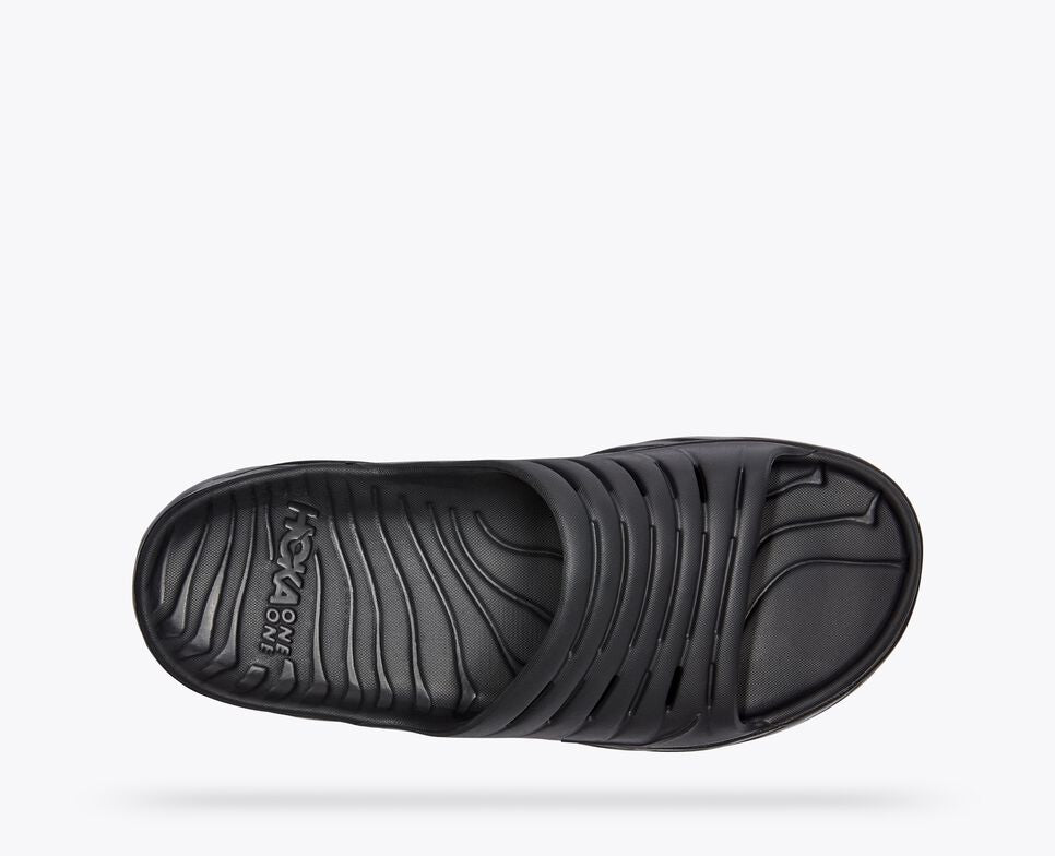 Unisex HOKA ORA Recovery Slide - 1134527-BLK