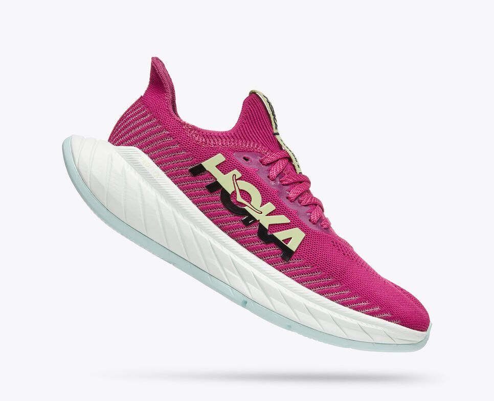 【新品】ホカ〈HOKA〉 W CARBON X3 25cm ピンク 8B Women's HOKA Carbon X 3 Running Shoes | Marathon Sports