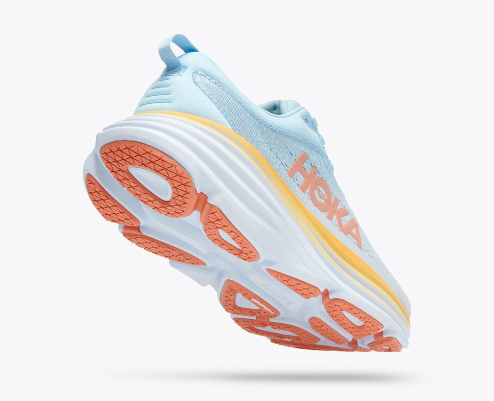 Women's HOKA Bondi 8 (Wide-D) - 1127954-SSCA – =PR= Run & Walk