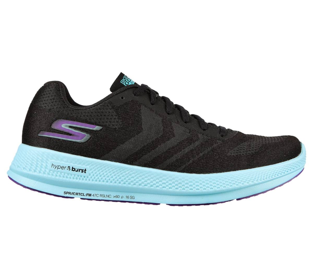 Women's Skechers GOrun Razor Plus 130001-BKLB