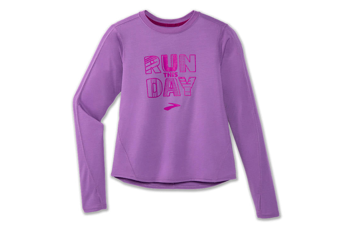 Women's Brooks Distance Graphic Long Sleeve 221468-573