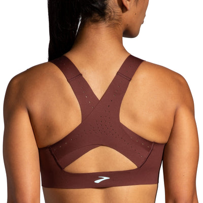 Women's Brooks Dare Zip Run Bra 2.0 - 350083-224