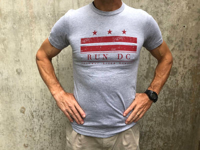 Men's =PR= DC Flag Short Sleeve BELLA-DCFLAGGREY