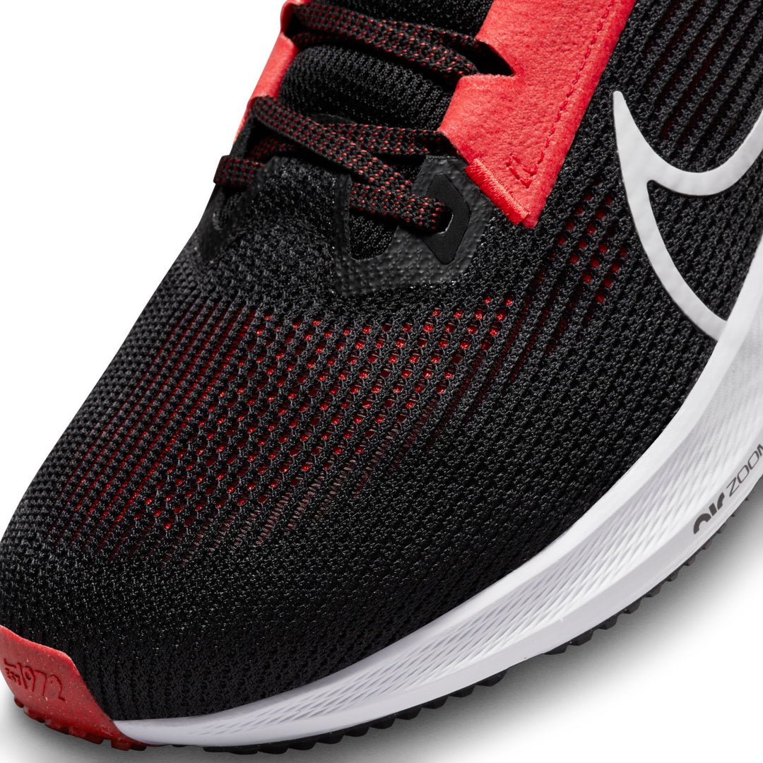 Nike Air Zoom Pegasus 40 Mens Running Shoes Black Red DV3853-003 Size 11.5 Nike Air Zoom Pegasus 40 Black Light Crimson Red White  main image 3