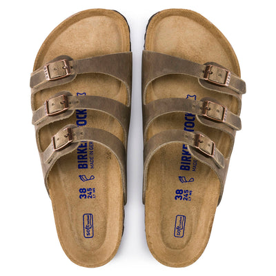 Women's Birkenstock Florida Soft Footbed Tobacco Oiled Leather BIRK-1011432