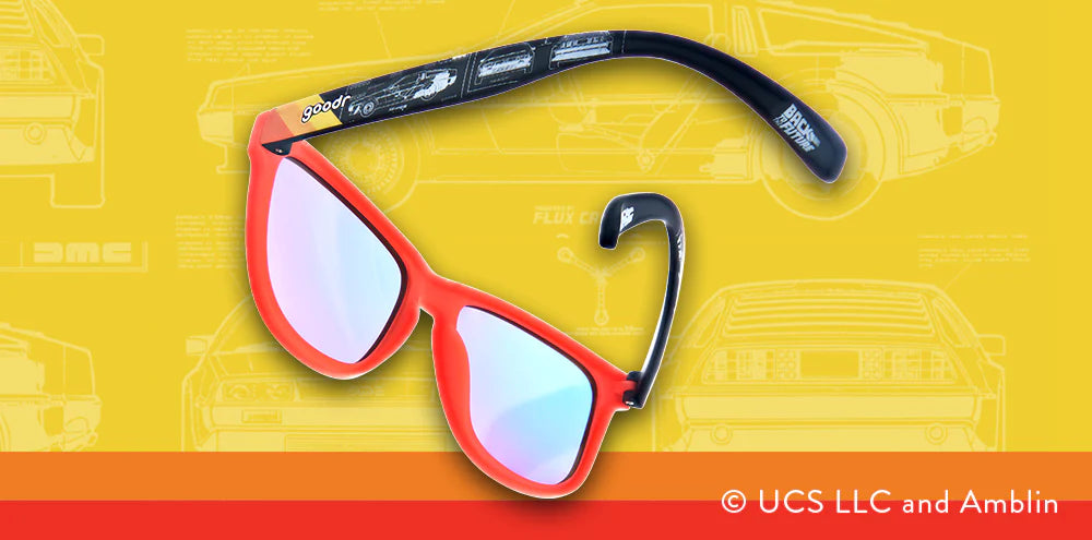 Goodr Running Sunglasses - Where We're Going, We Don't Need Roads