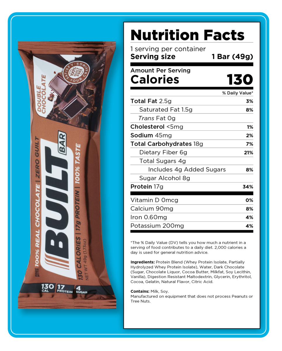 Built Bar  Double Chocolate Bar BRE0005