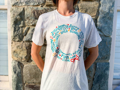 Unisex =PR= Holiday Wreath Graphic Tee BELLA-HOLIDAYWREATH