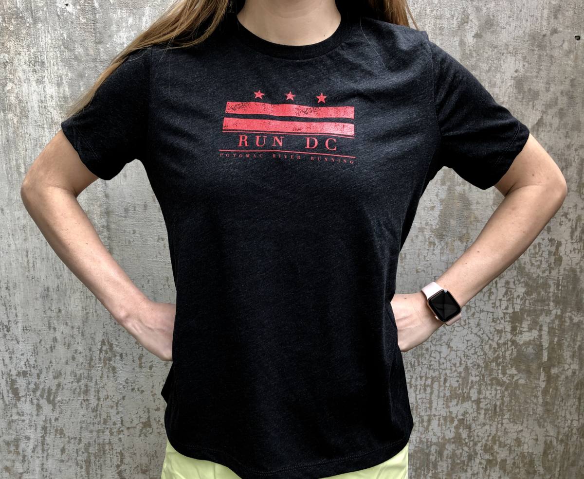 Women's =PR= DC FLAG Graphic Tee BELLA-DCFLAGWMNBLK