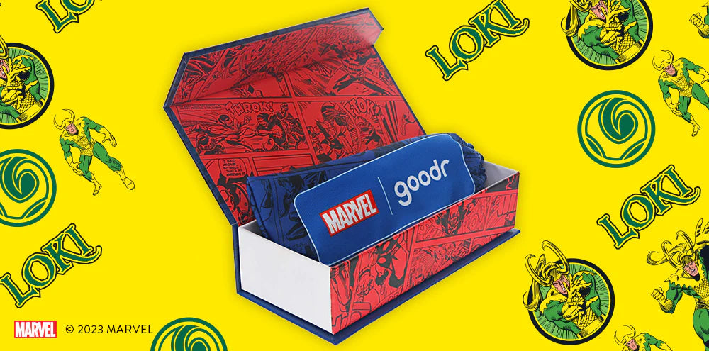 goodr Running Sunglasses - Marvel Comics - Mischief Makers