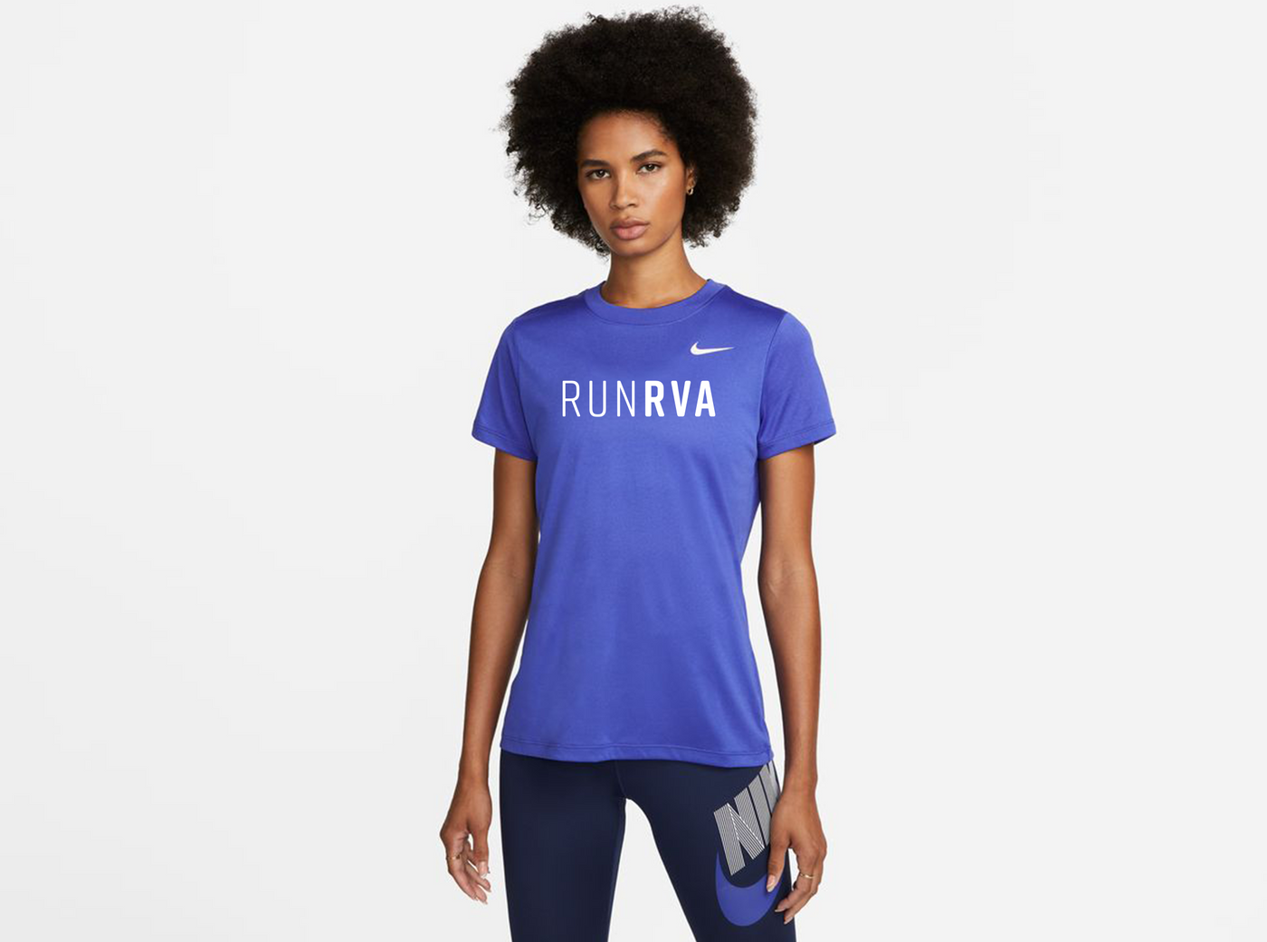 Women's Nike =PR= Run RVA Graphic Tee-WKEIRATEEBLUE