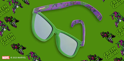 goodr OG Running Sunglasses - Marvel Comics - Green Goblin Goggles