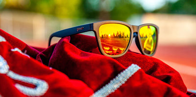 goodr OG Running Sunglasses - Whiskey Shots with Satan