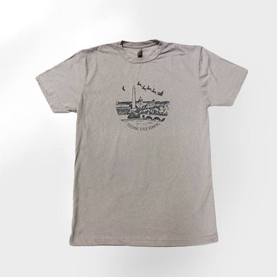 Men's =PR= City Santa Short Sleeve Tee NEXT-CITYSANTAGREY