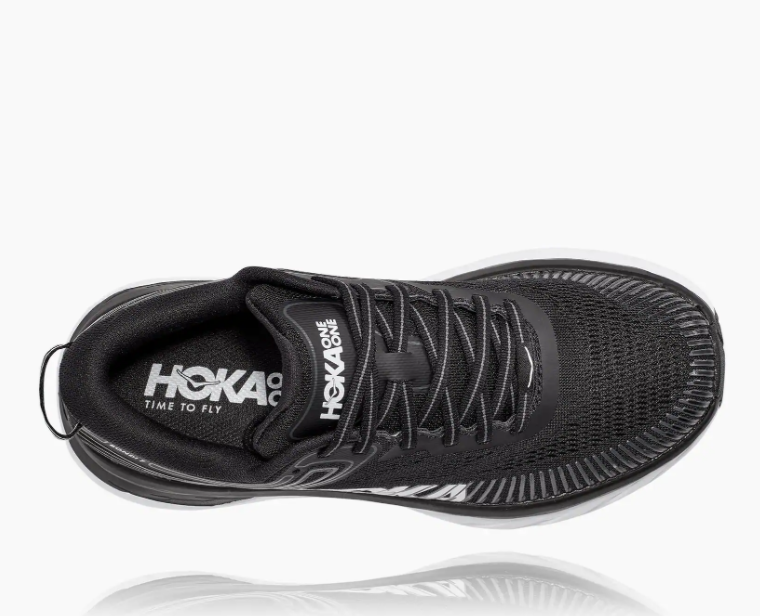 Women's HOKA Bondi 7 (Wide - D) - 1110531-BWHT – =PR= Run & Walk